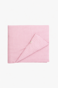 Pink Gingham Crib Quilted Blanket
