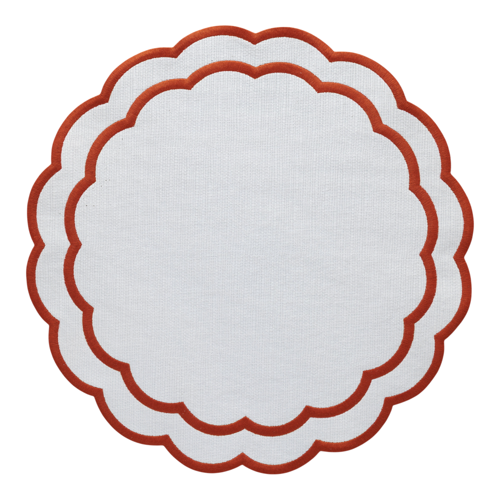 Terracotta Bianca Placemats (Set of 2)