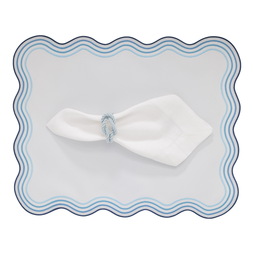 Serenity White Napkins (Set of 2)
