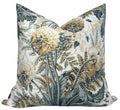 Dahlia Floral Pillow Cover in Soft Gold, Thibaut Pillows