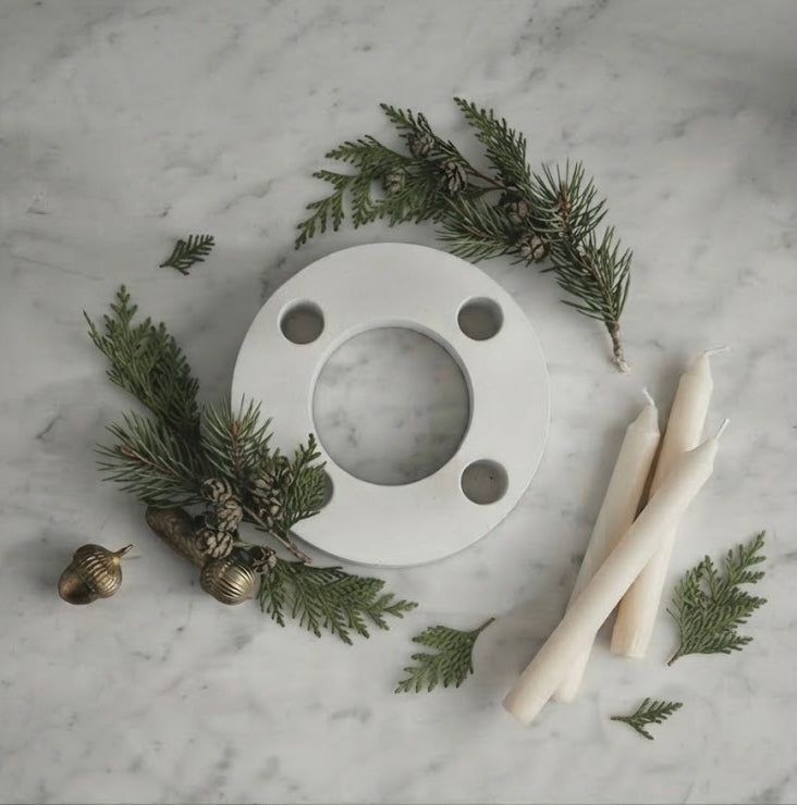 Halo Four-Taper Candle Holder