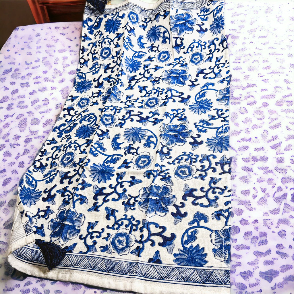 Blue & White Chinoiserie Tea Towels