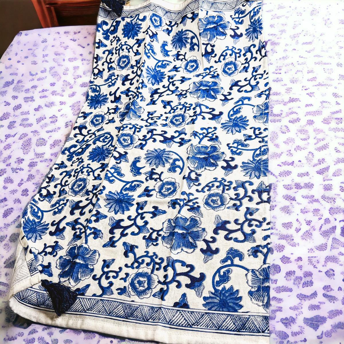 Blue & White Chinoiserie Tea Towels