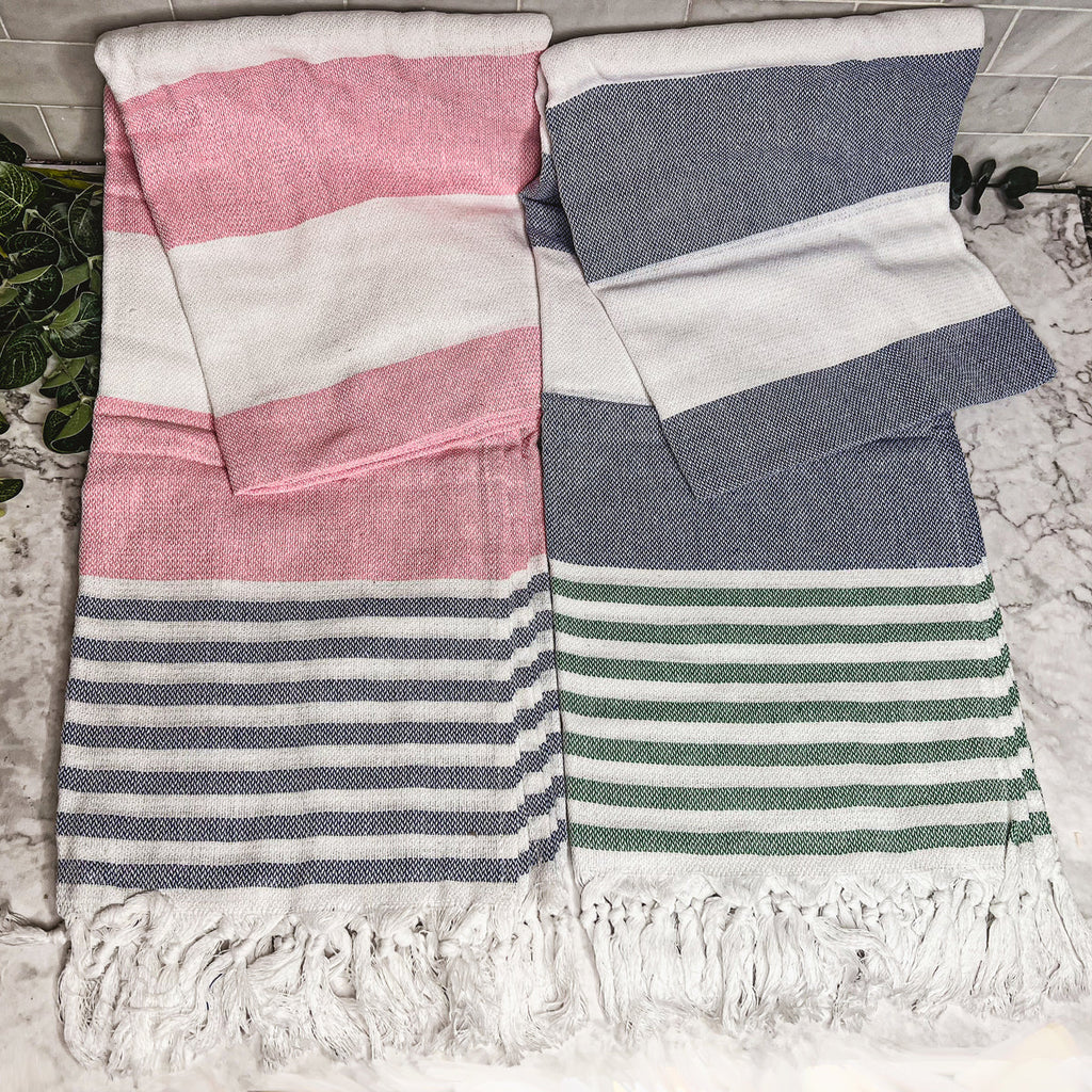 Mediterranean Cotton Bath Towel