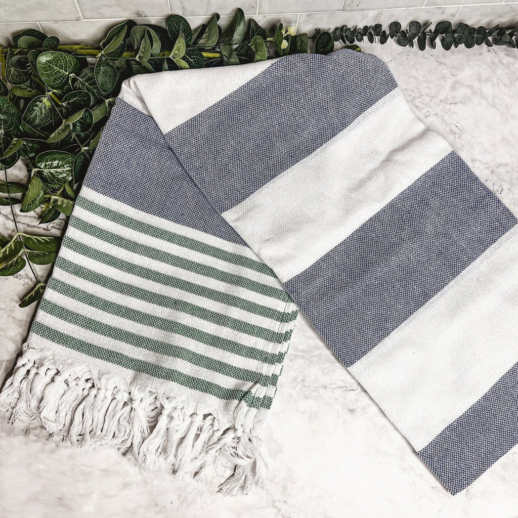 Mediterranean Cotton Bath Towel