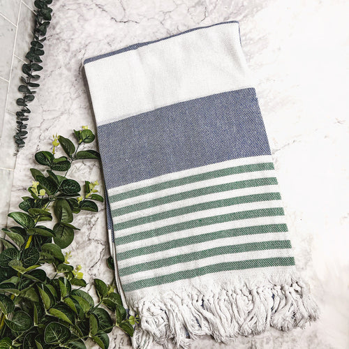 Mediterranean Cotton Bath Towel
