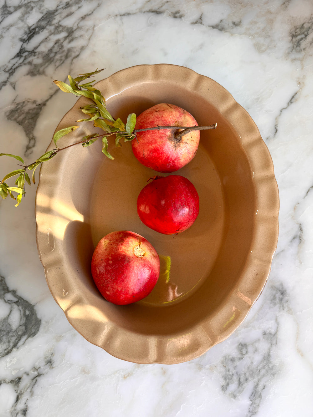 Vintage Oval Pie Dish Small