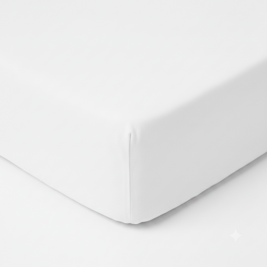 White Crib Sheet