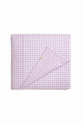 Purple Gingham Crib Quilted Blanket