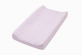 Purple Gingaham Changing Pad Cover
