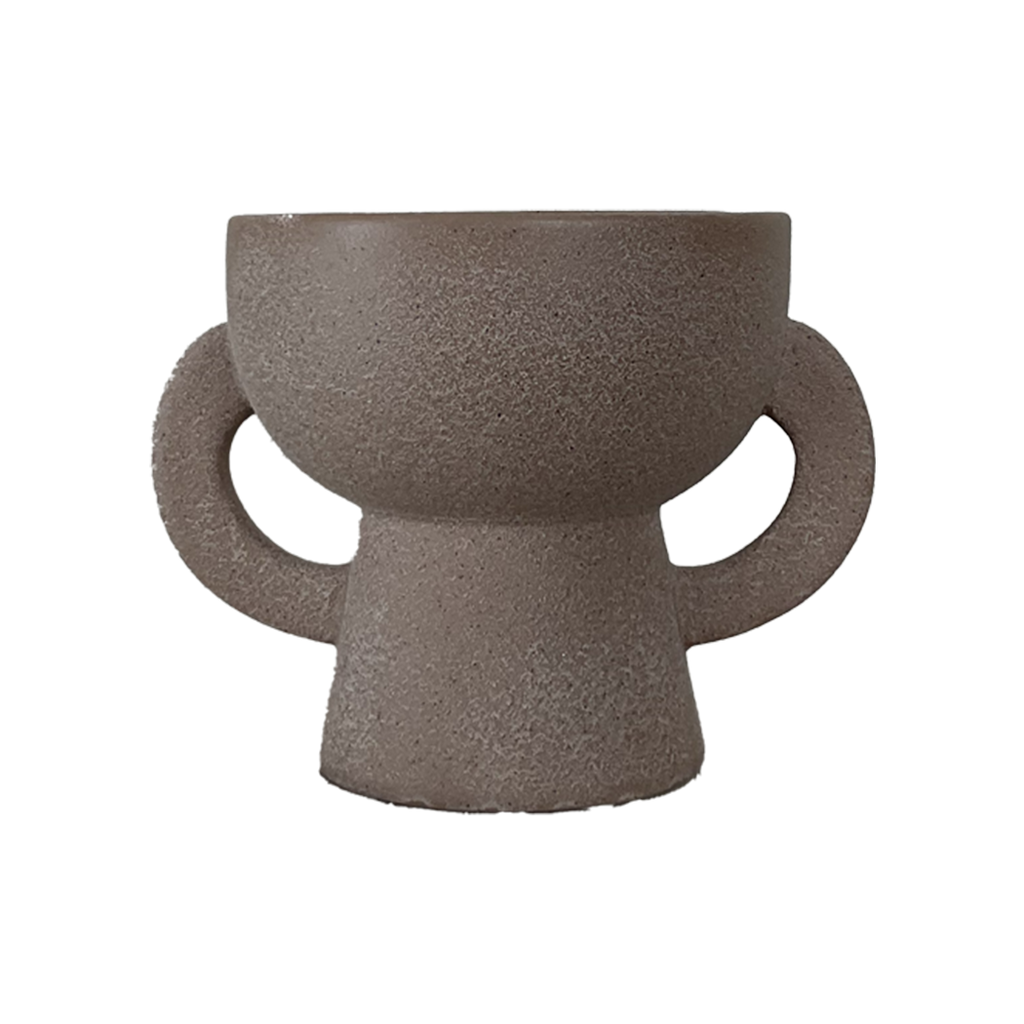 Textured Vase with Handles