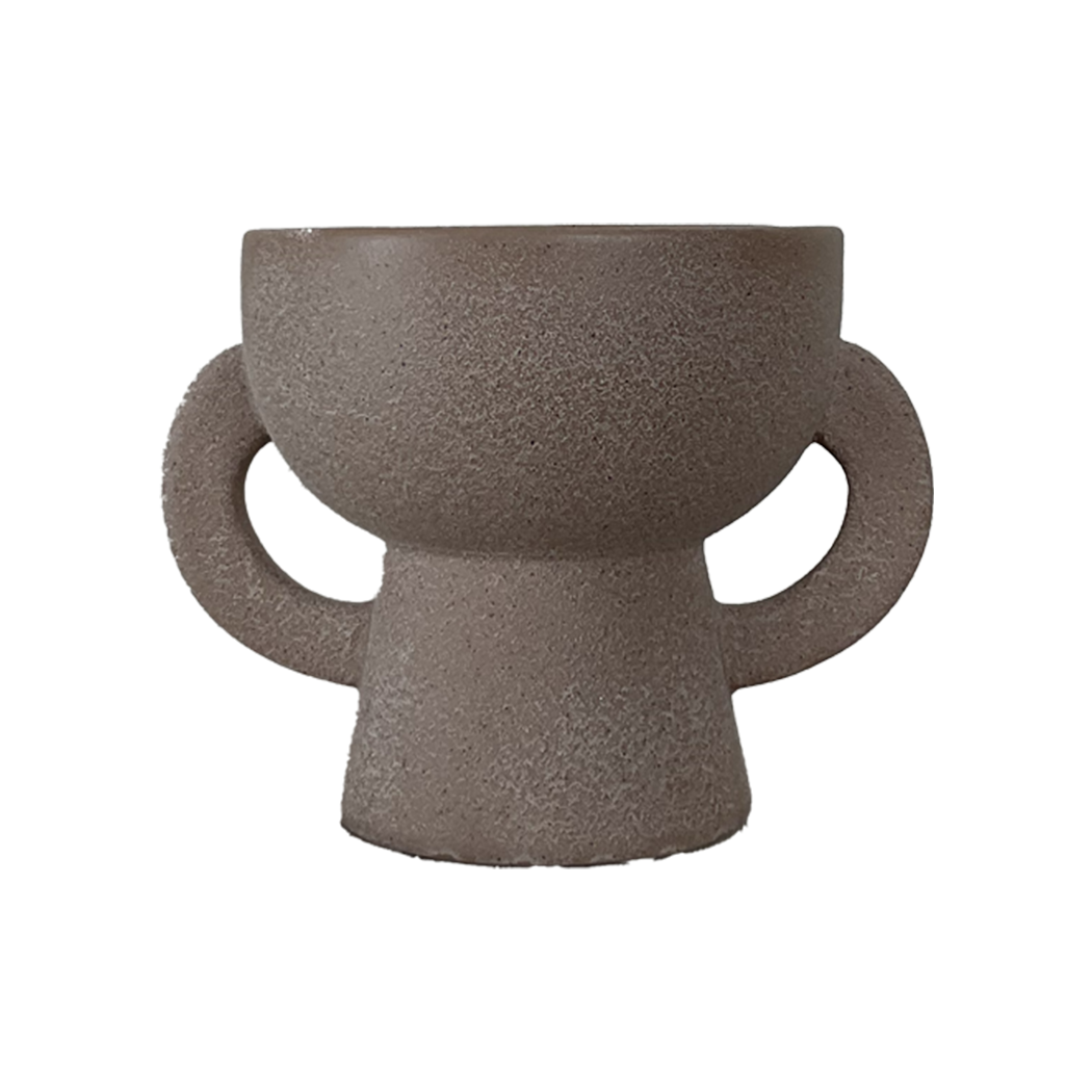 Textured Vase with Handles