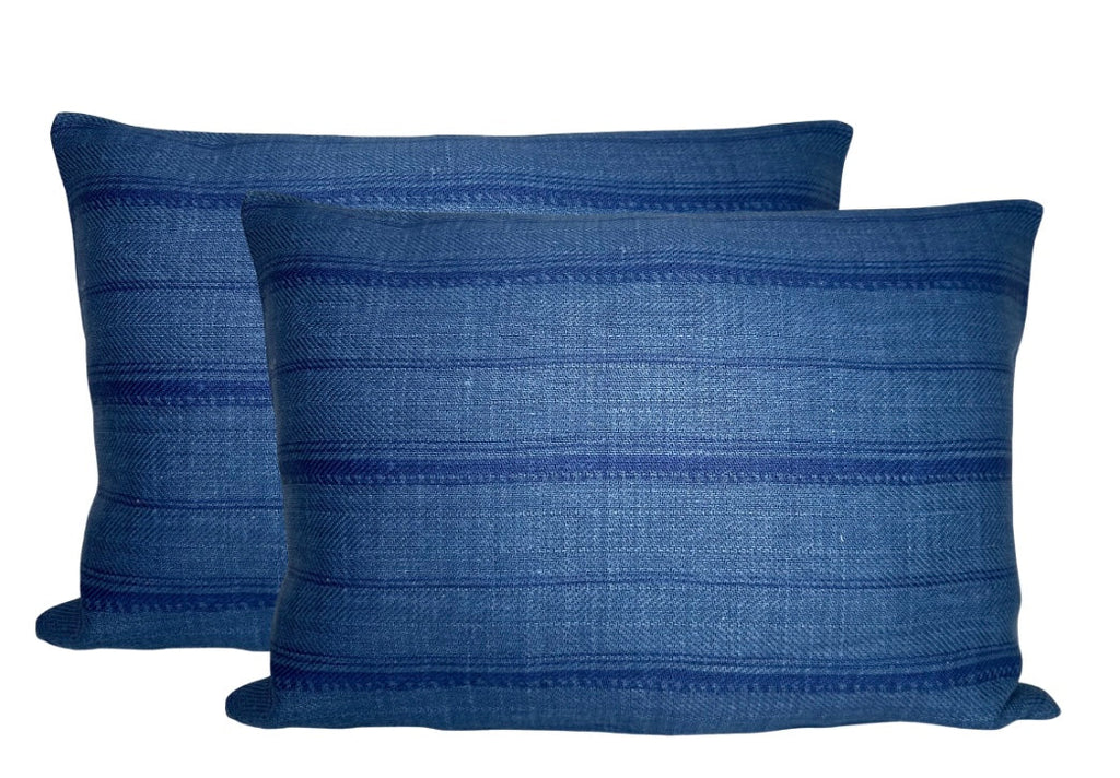 Malabar Pillow Cover in Indigo, Peter Dunham Textiles