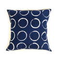 Sadza Circles Pillow Cover - Touareg Indigo