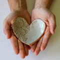 Gold-Edged Heart Ring Dish