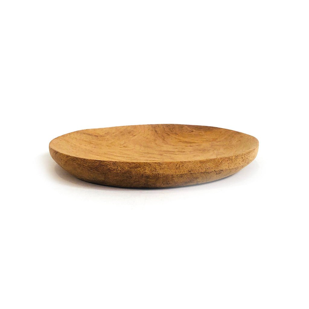 Round Teak Serving Platter