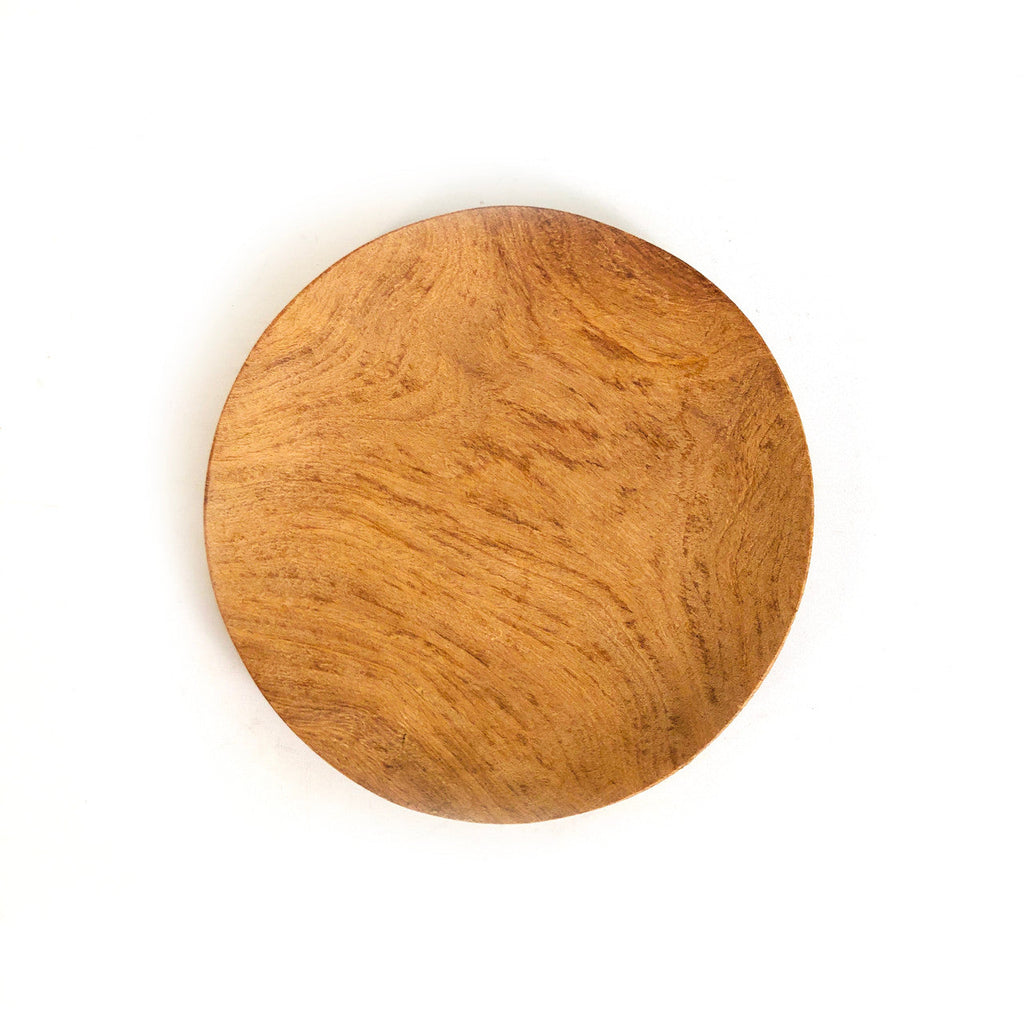 Round Teak Serving Platter