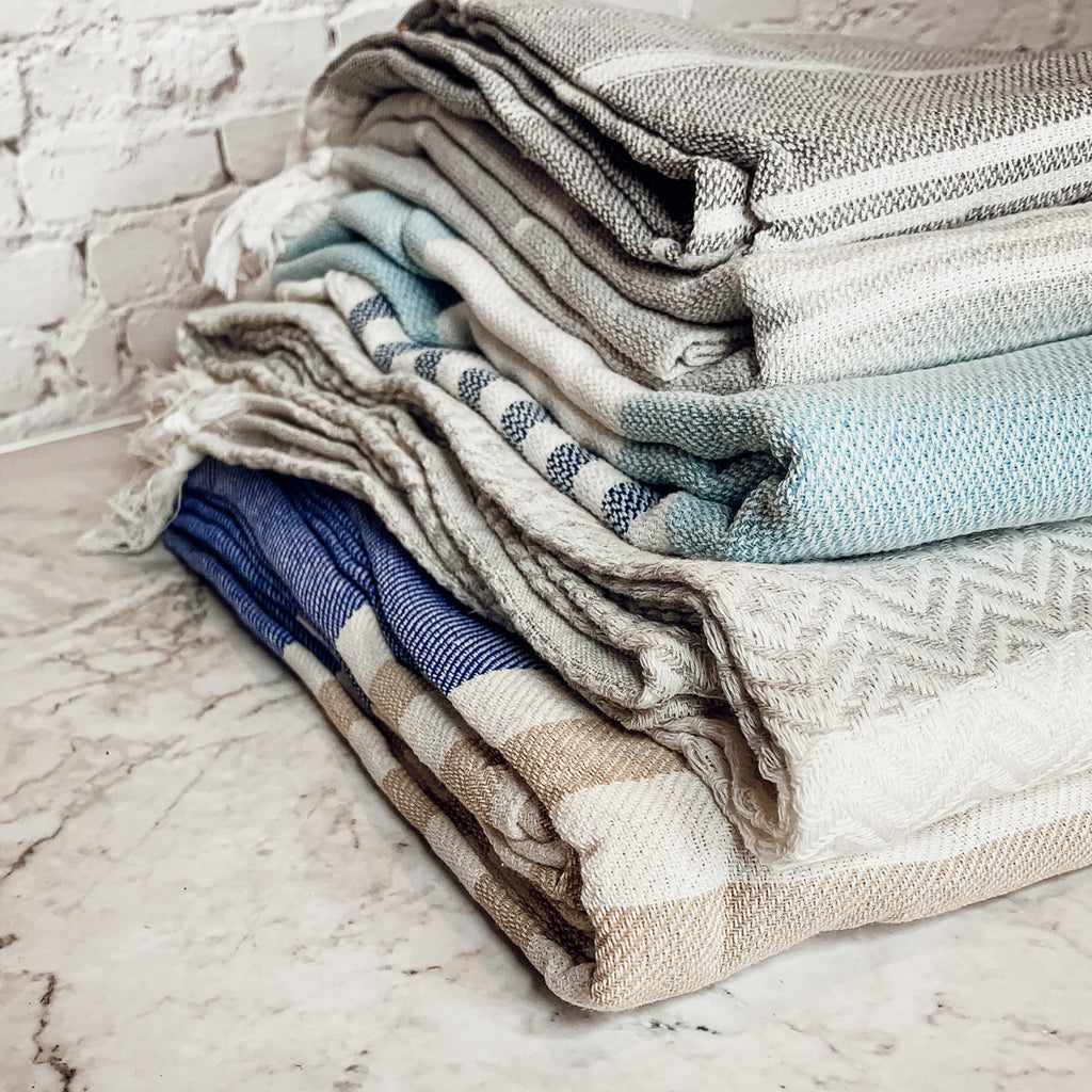 Mediterranean Cotton Bath Towel