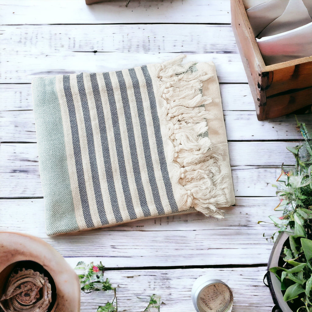 Mediterranean Cotton Bath Towel