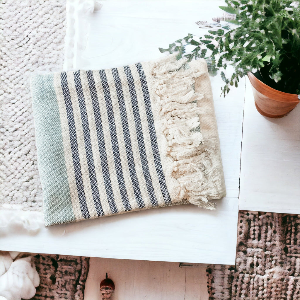 Mediterranean Cotton Bath Towel