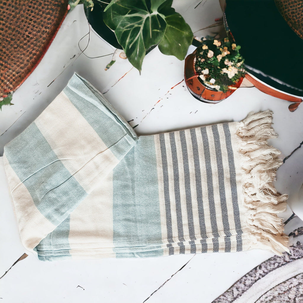 Mediterranean Cotton Bath Towel