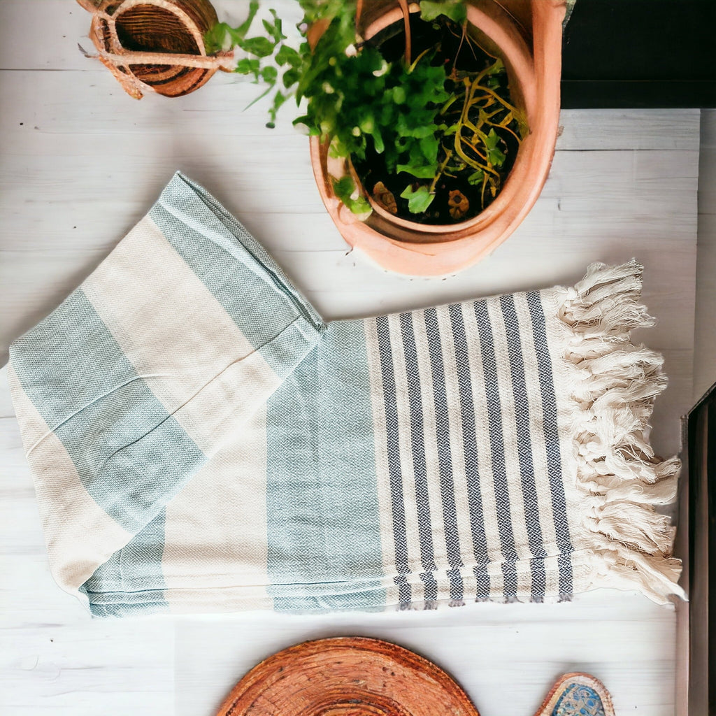 Mediterranean Cotton Bath Towel