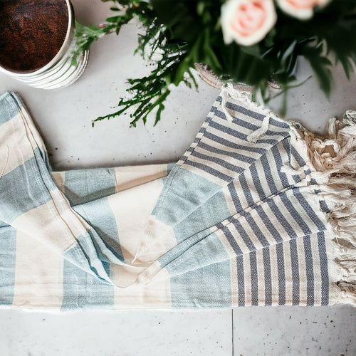 Mediterranean Cotton Bath Towel