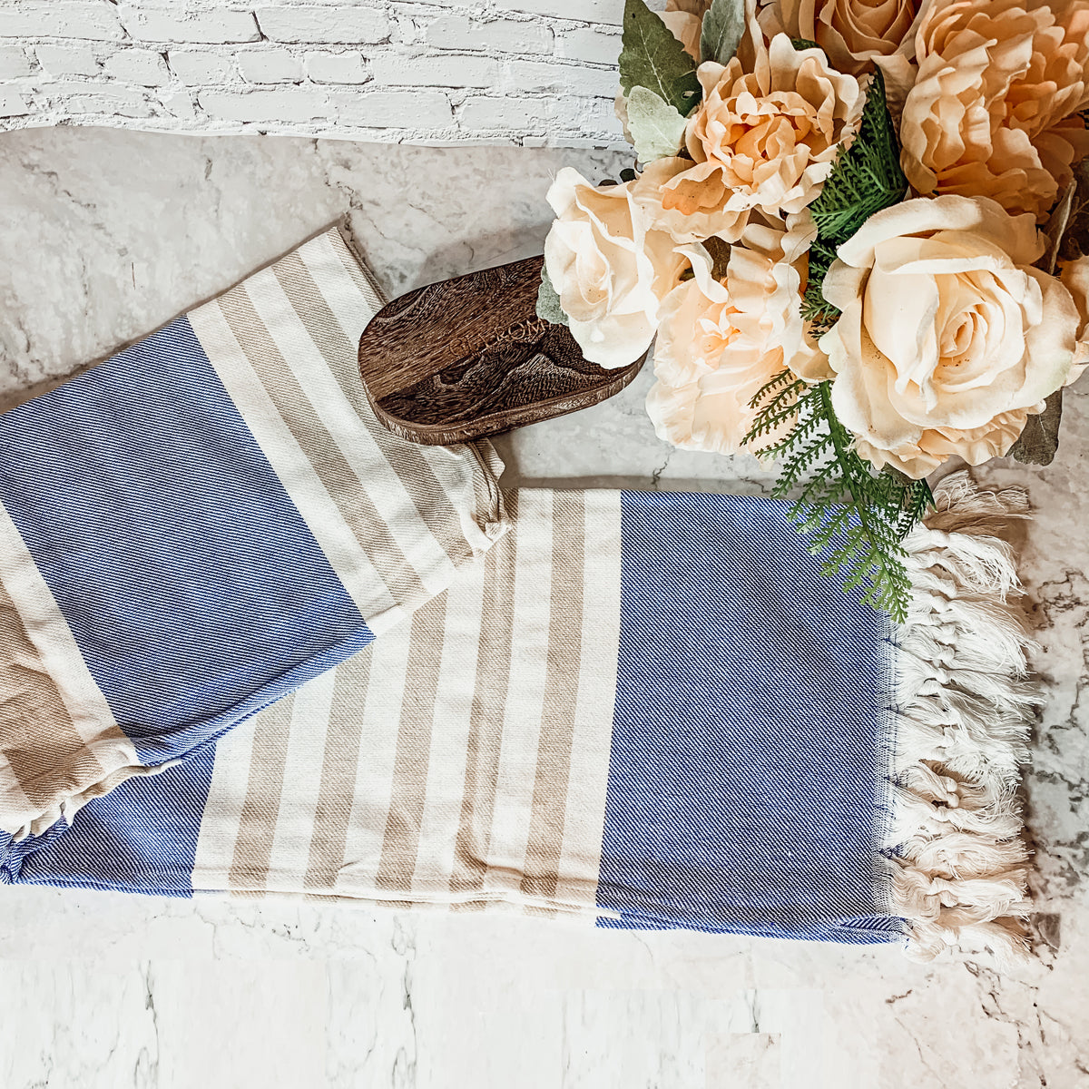 Mediterranean Cotton Bath Towel