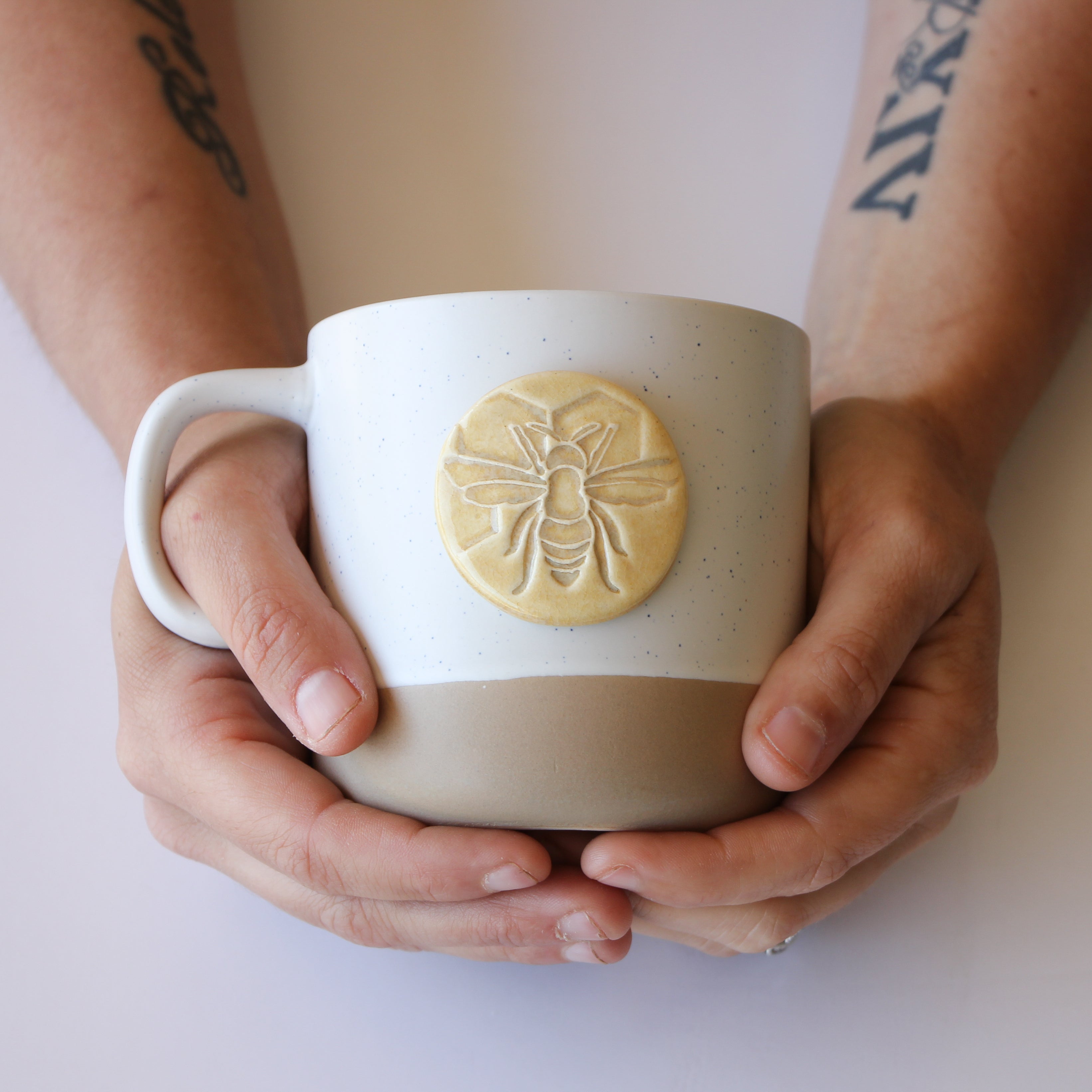Bee Stoneware Mug