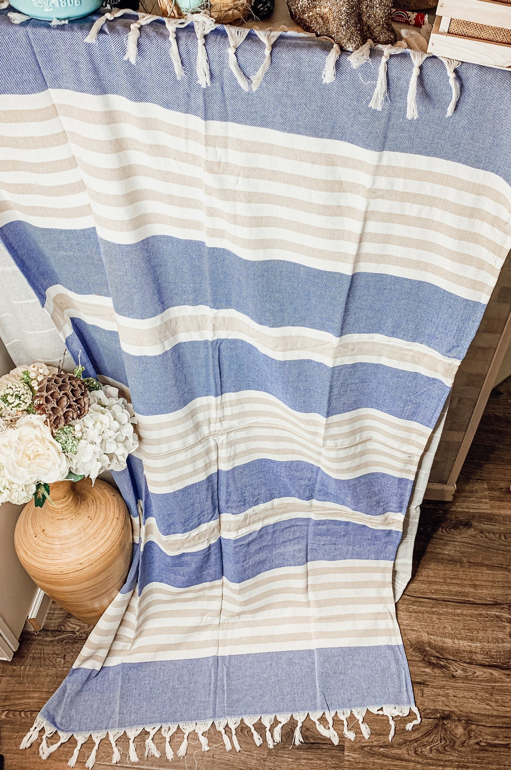 Mediterranean Cotton Bath Towel