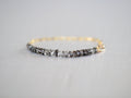 Cara Beaded Bracelet - Rutilated Quartz