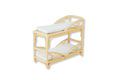 Versa Rattan Doll Bunk Bed & Changing Table