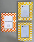 Bone Inlay & Resin Picture Frame Set of 3 | Kristen Collection | Fits 5x7 Photos