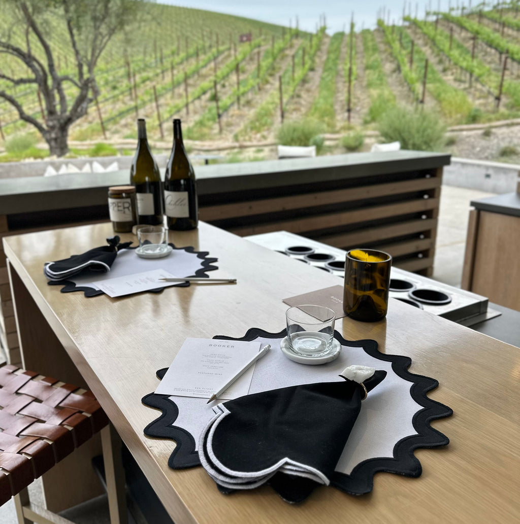 The Noir Bloom Placemats (Set of 2)