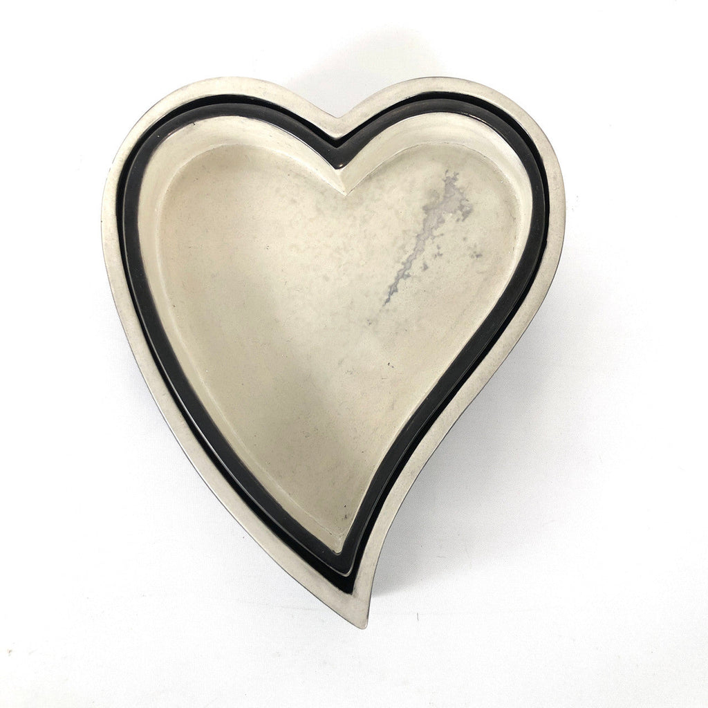 Heart Bowls Black + White