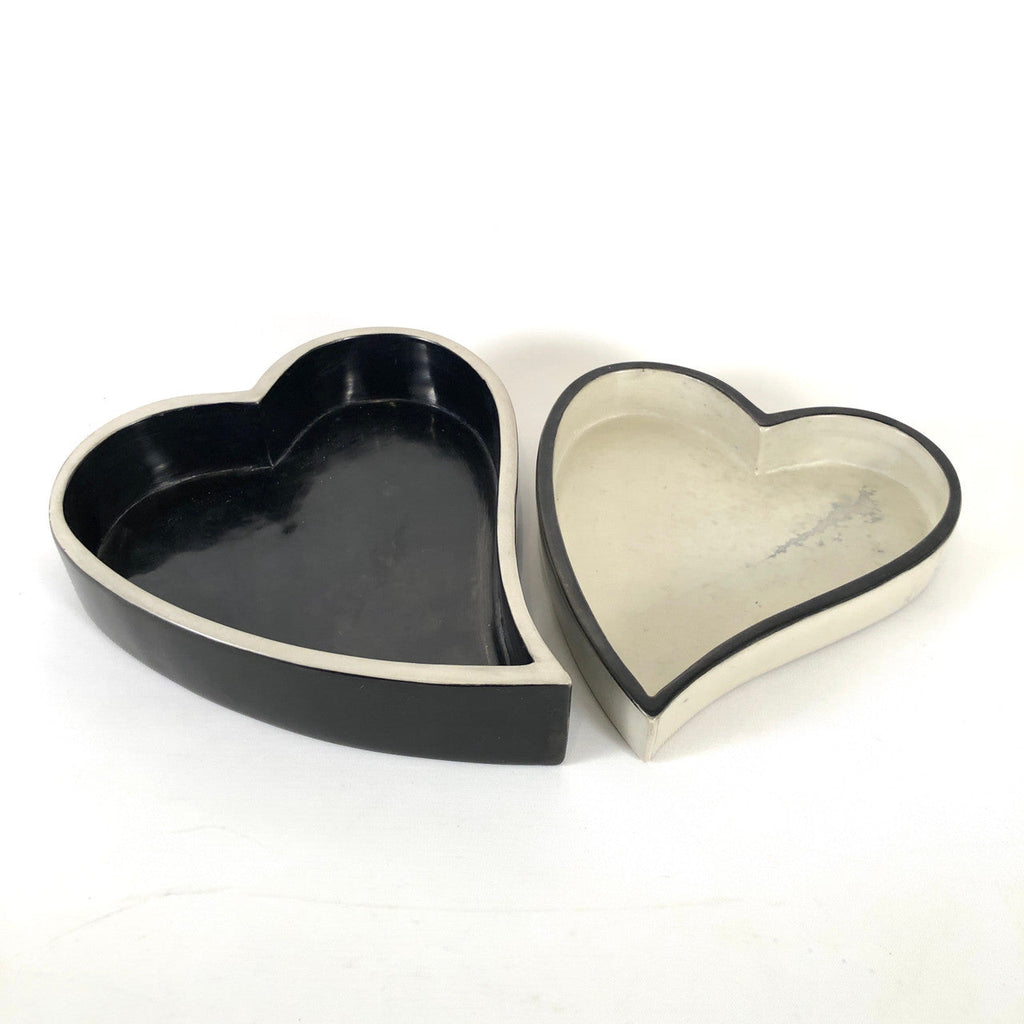 Heart Bowls Black + White