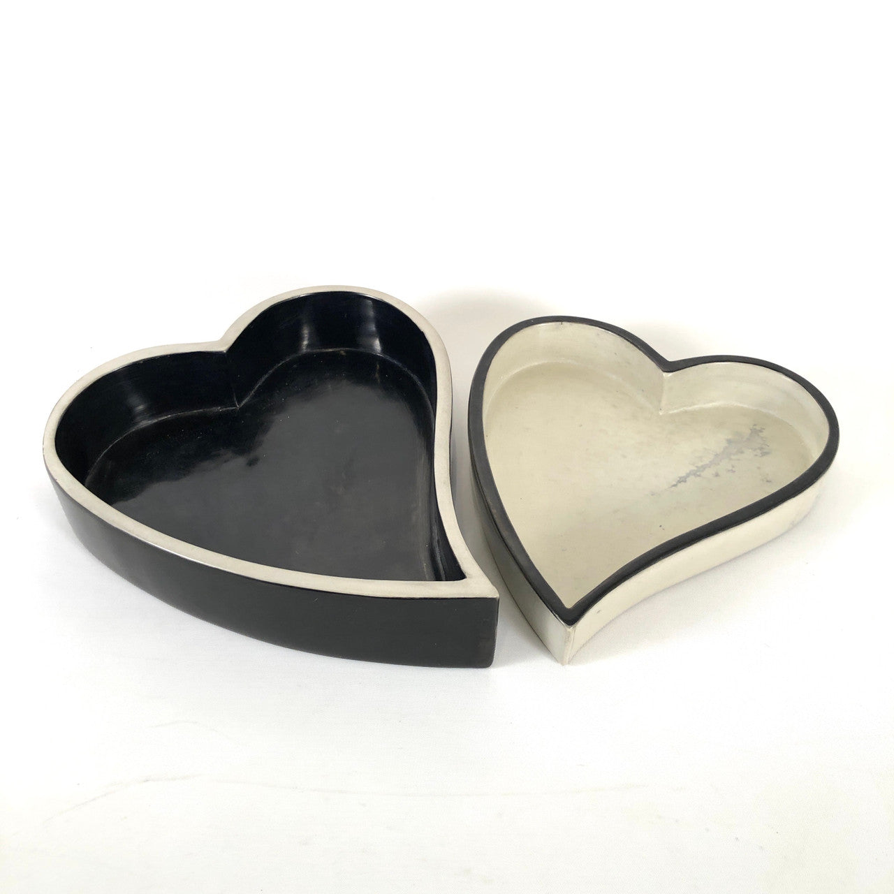 Heart Bowls Black + White