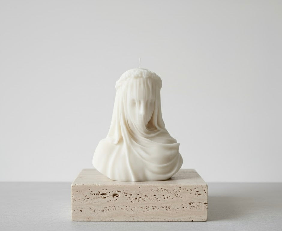 Veiled Lady Sculptural Candle