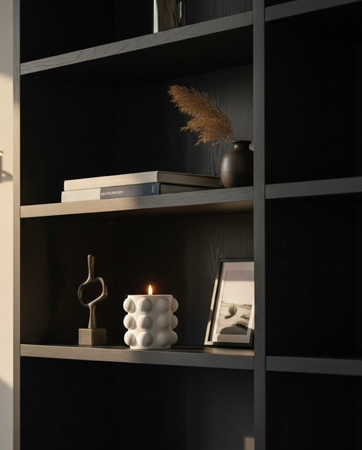 Sculpted Dot Vessel Candle