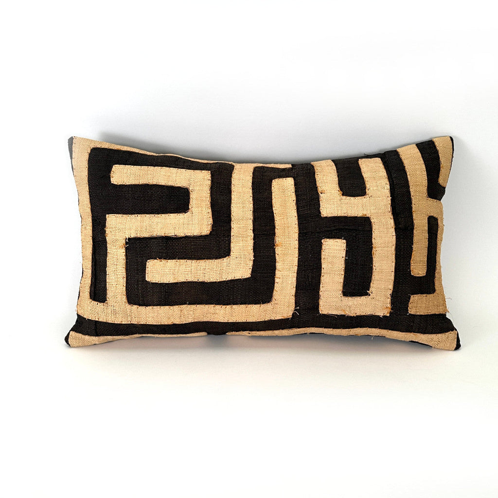 Kuba Cloth Pillow Cover - Rectangular