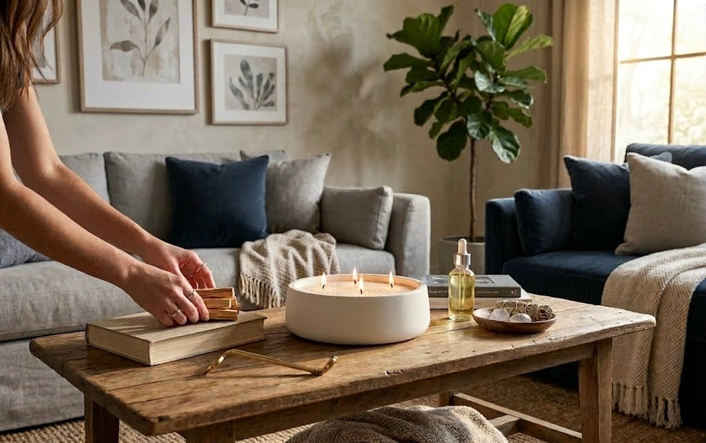 Hearth Refillable Candle-Sand Bowl