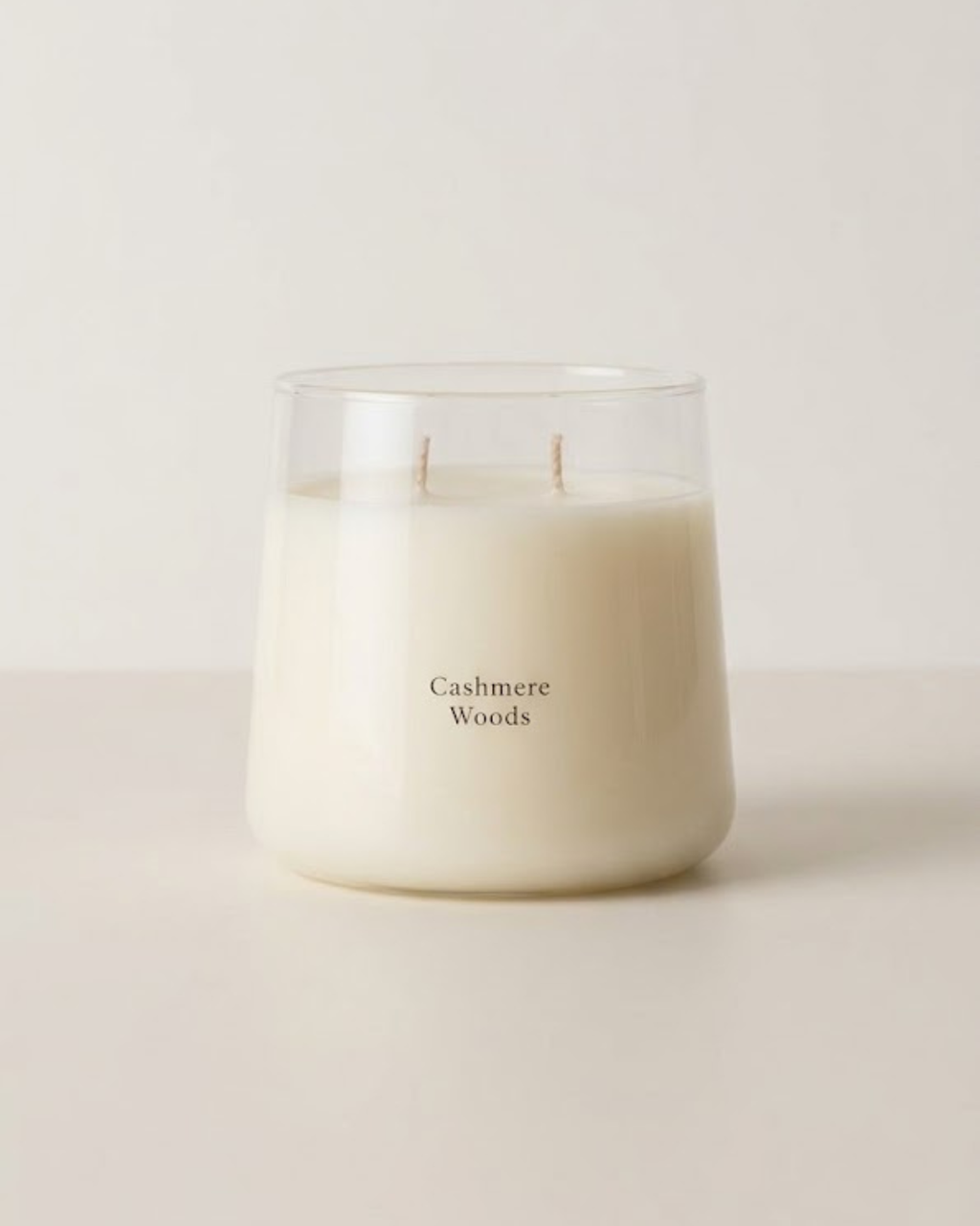 Cashmere Woods Double-Wick Candle