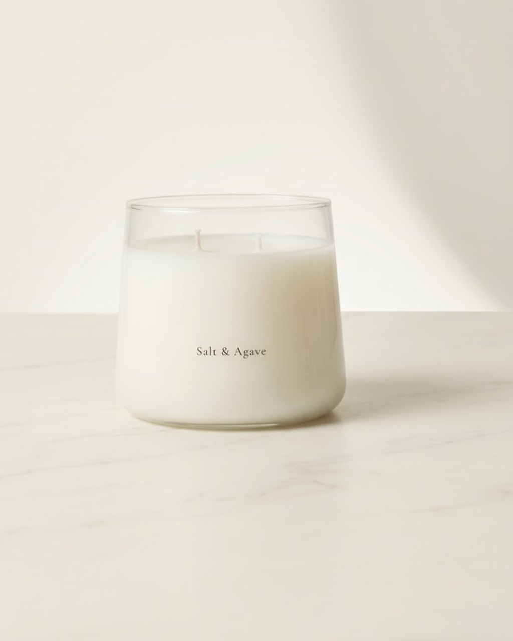 Salt & Agave Double-Wick Candle