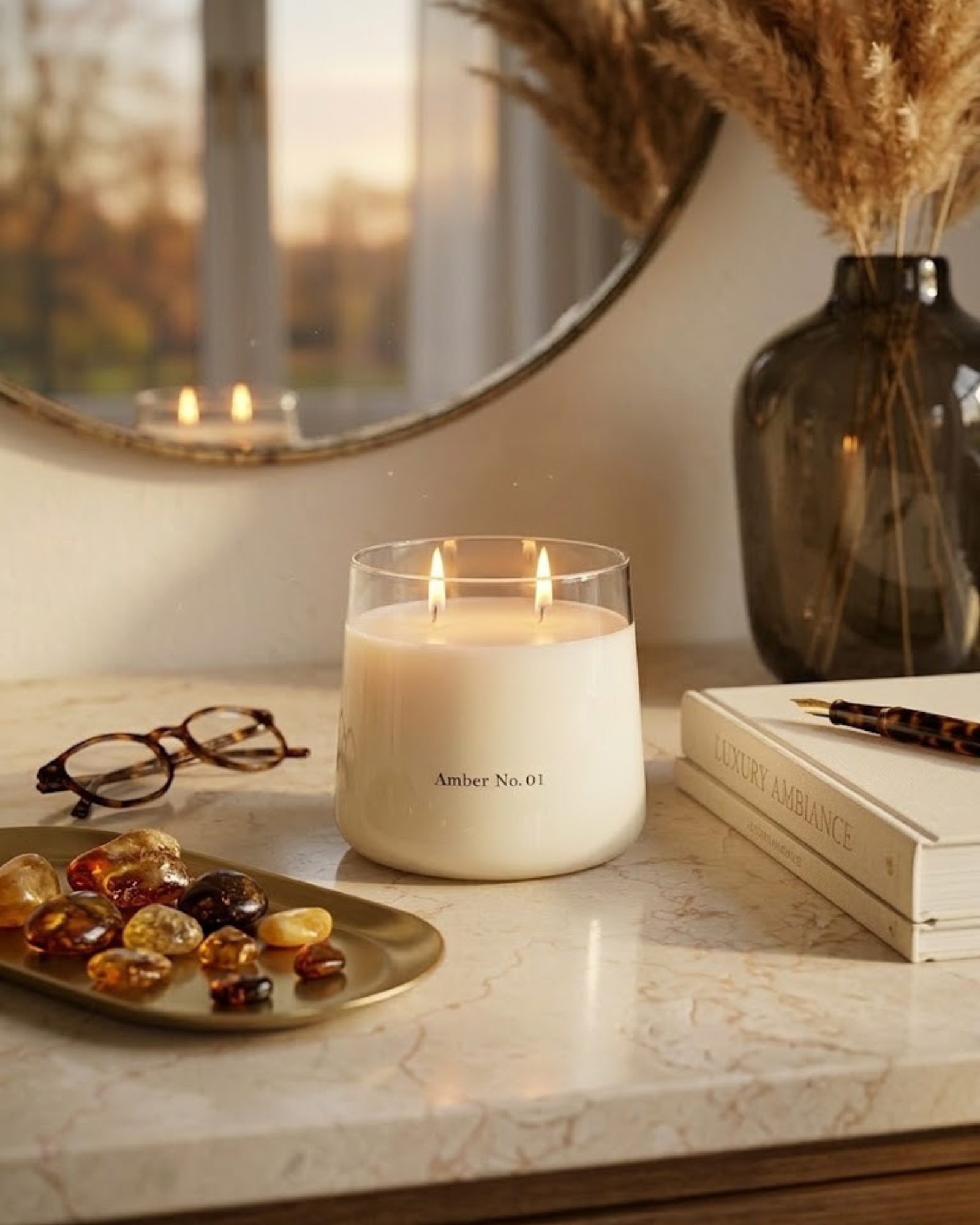 Amber No. 01 Double-Wick Candle