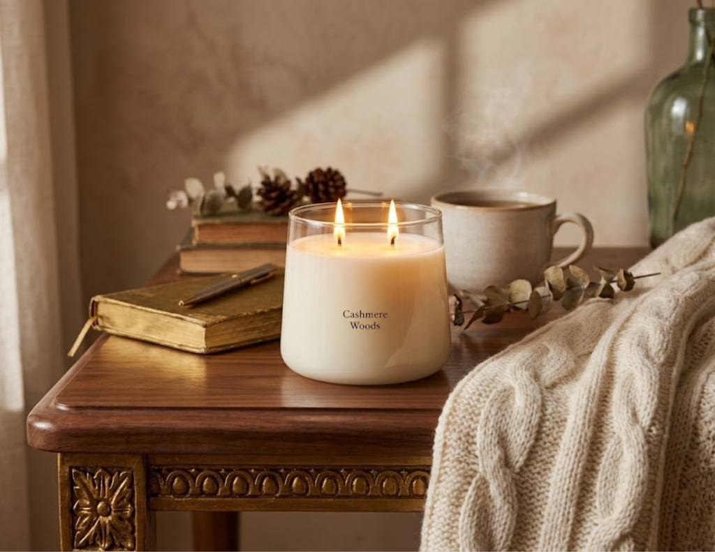 Cashmere Woods Double-Wick Candle