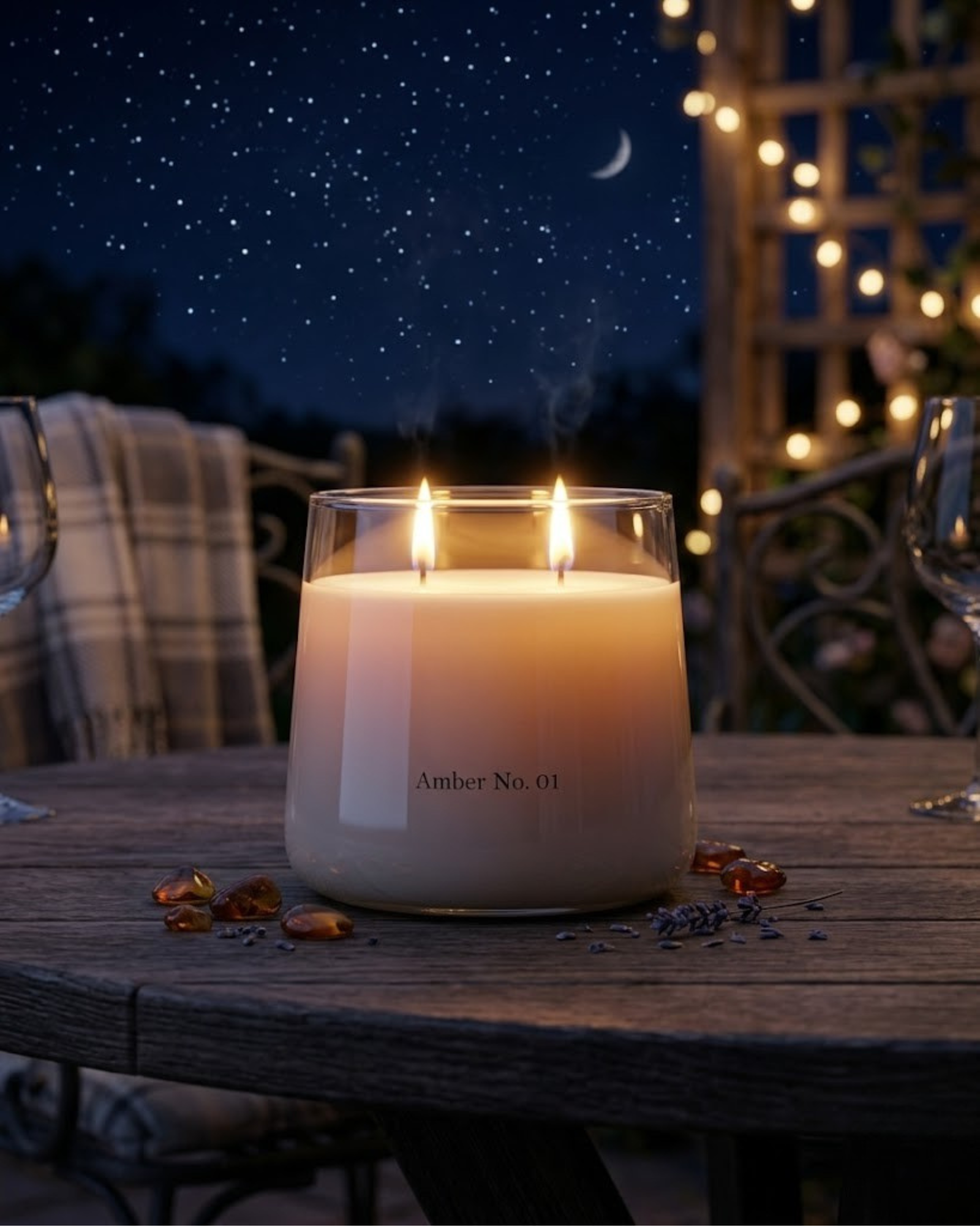 Amber No. 01 Double-Wick Candle