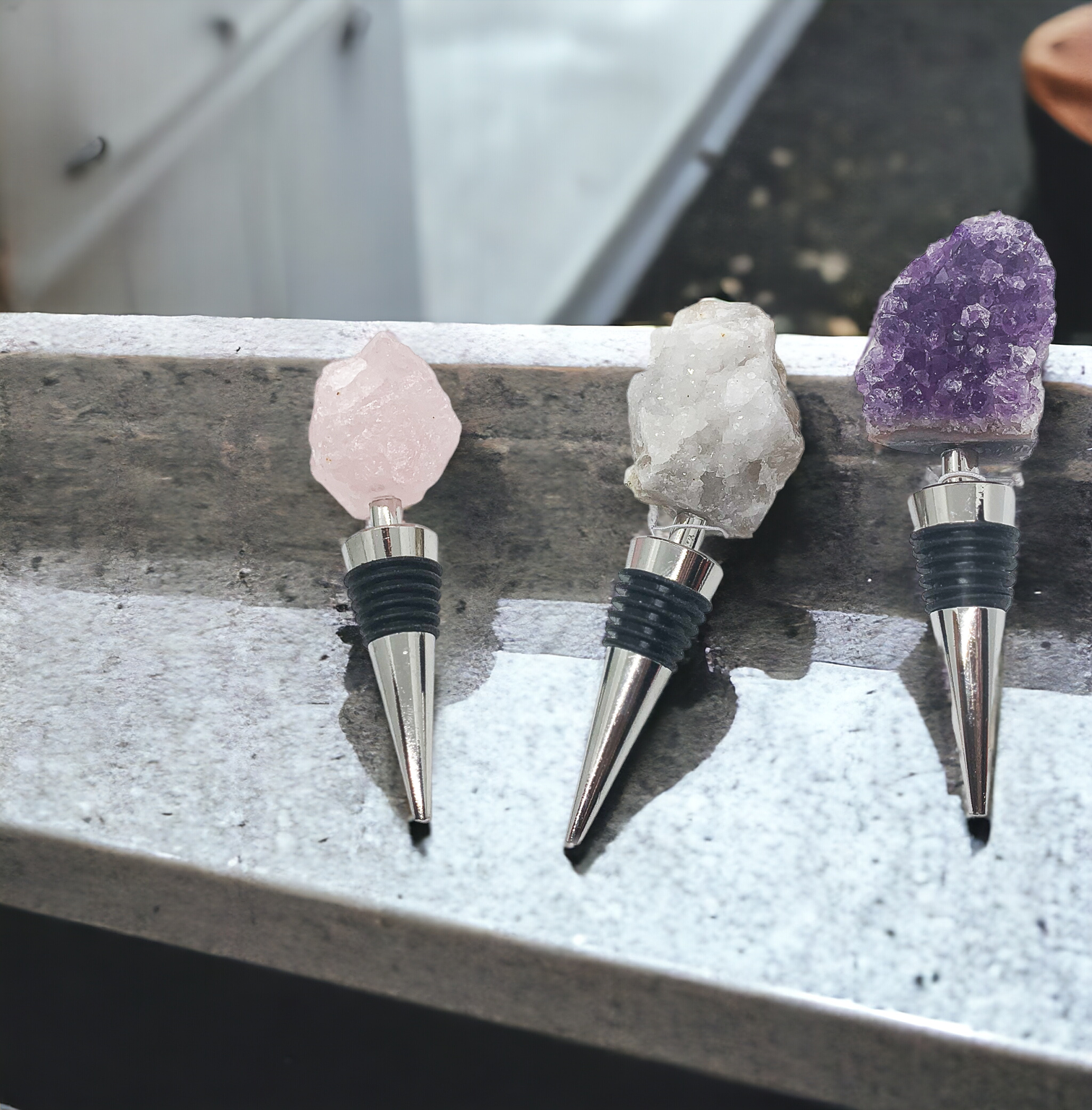 Natural Stone Wine Bottle Stoppers