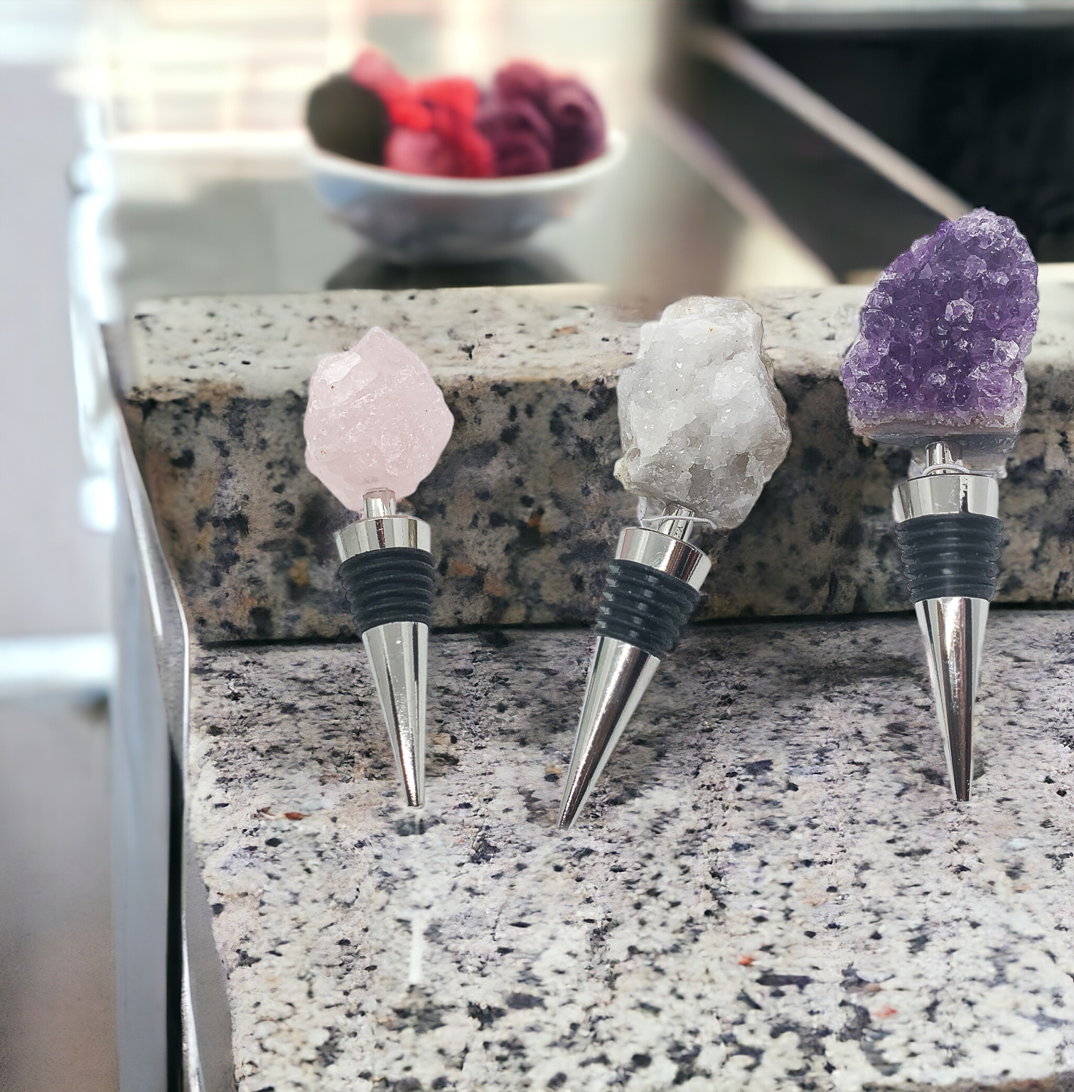 Natural Stone Wine Bottle Stoppers