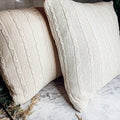 Claret Knit Pillow Cover