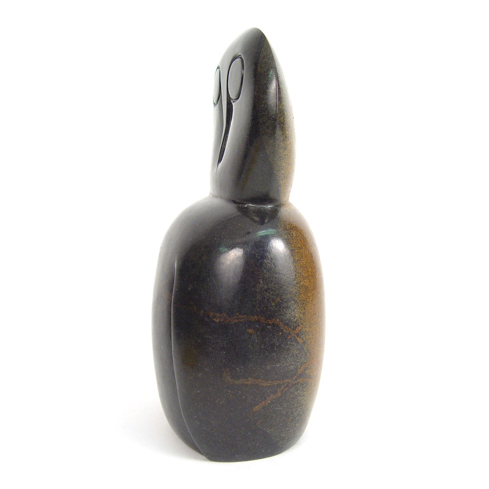 One-of-a-Kind Stone Owl Sculpture